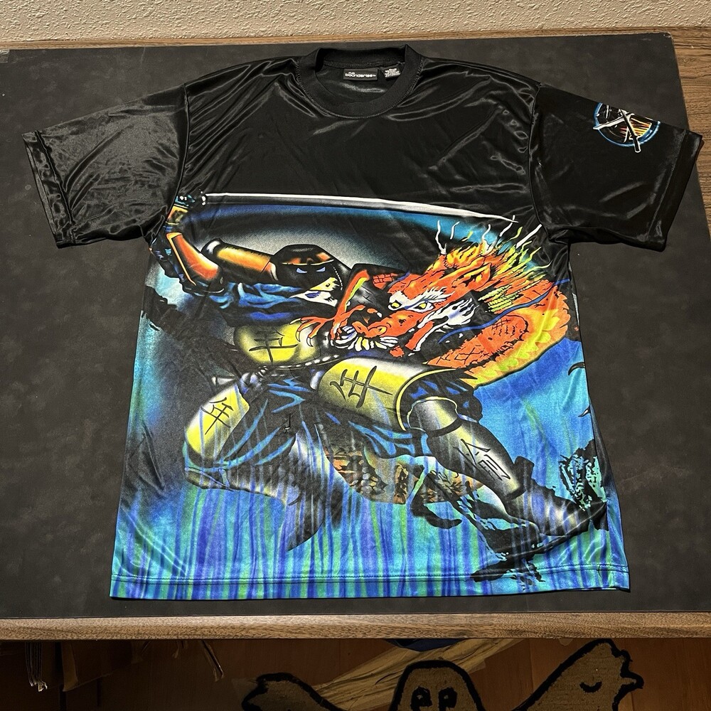 Vintage Teenage Mutant Ninja Turtle TNMT 90s Cyber Grunge No Boundaries Shirt